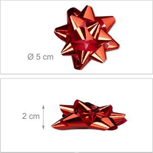 Produktbild für Geschenkschleife Relaxdays rot