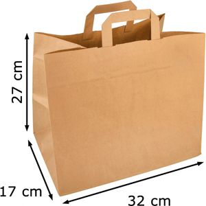 Produktbild für Papiertüten Papstar 86449, braun