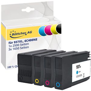 Tinte Böttcher-AG Premium für HP 937XL Multipack