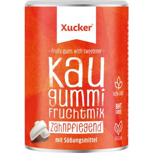 Produktbild für Kaugummis Xucker Fruchtmix ohne Titandioxid