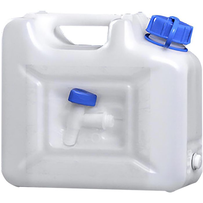 Hünersdorff Wasserkanister PROFI 816500, Kunststoff, mit UV-Schutz,  transparent, 12 Liter – Böttcher AG