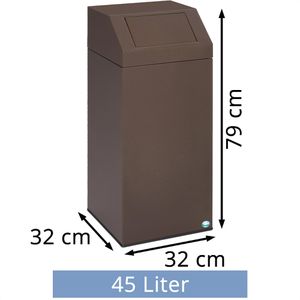 Produktbild für Mülleimer VAR 12302, deep-brown