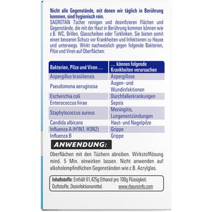 Produktbild für Desinfektionstücher Sagrotan Feuchte Tücher