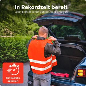 Produktbild für Warnweste PURAHELP Auto, orange