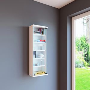 Produktbild für CD-Regal VCM Loposa, 912027, weiß