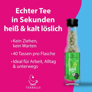 Produktbild für Tee TEABALLS Mint Drink Hot &amp; Cold