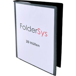 Produktbild für Sichtbuch Foldersys 25012-30, aus PP, A4