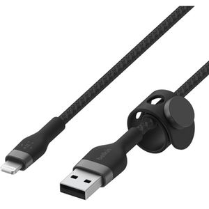 Produktbild für Ladekabel Belkin BoostCharge Pro Flex, schwarz, 2m