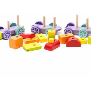 Produktbild für Motorikspielzeug CUBIKA 12923, Regenbogen Express