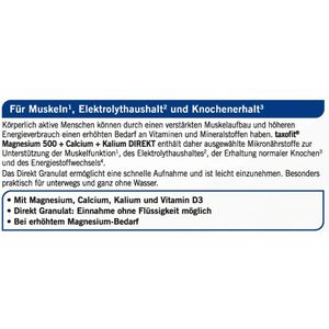 Produktbild für Magnesium taxofit direkt, Granulat, 20 Portionen