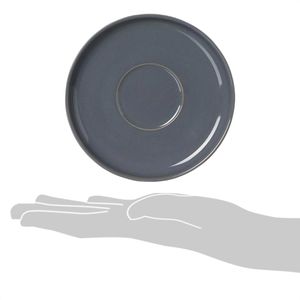 Produktbild für Untertasse Ritzenhoff&amp;Breker Jasper, schwarz