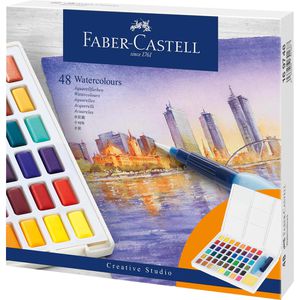 Produktbild für Farbkasten Faber-Castell 169748 Aquarellfarben