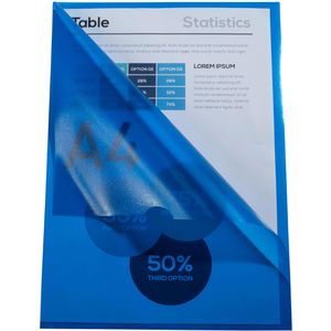 Produktbild für Sichthüllen Exacompta 58522E, blau, A4