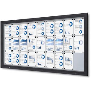 Produktbild für Schaukasten Showdown-Displays anthrazit, B1, außen