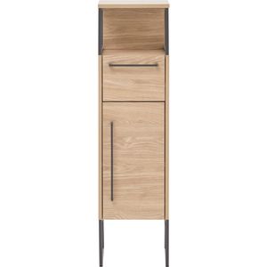 Produktbild für Badschrank Schildmeyer Limone 150013, mit 2 Füßen, eiche hell