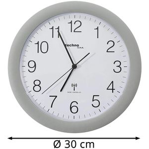 Produktbild für Wanduhr Technoline WT 8000, Kunststoff, analog, Funkuhr