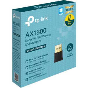 Produktbild für WLAN-Adapter TP-Link AX1800, Archer TX20U Nano, Nano, USB 2.0