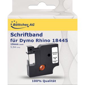 Produktbild für Schriftband Böttcher-AG für Dymo Rhino 18445, 19mm