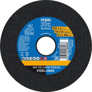 Trennscheibe PFERD-TOOLS PSF STEELOX, Bohrungs-Ø 22,23 mm