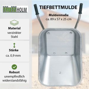Produktbild für Schubkarre Trutzholm 41470, Tragkraft 250 kg