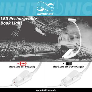 Produktbild für Leselampe Infitronic IN9LEDNLPRO1W, mit Klemme