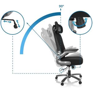 Produktbild für Bürostuhl hJh-OFFICE INSTRUCTOR T I PRO Titan XXL