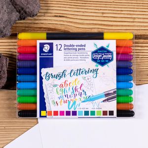 Produktbild für Filzstifte Staedtler 3004 TB12, Handlettering