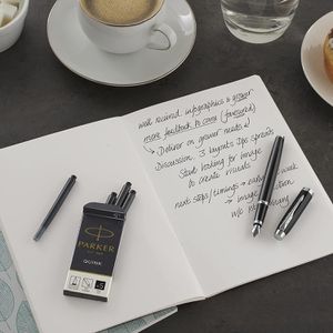 Produktbild für Füllerpatronen Parker 1950382 Quink, schwarz
