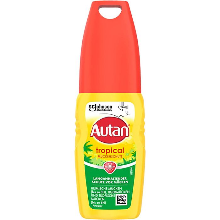 Autan Mückenspray Tropical Mückenschutz, gegen Mücken, Pumpspray, 100ml – Böttcher AG