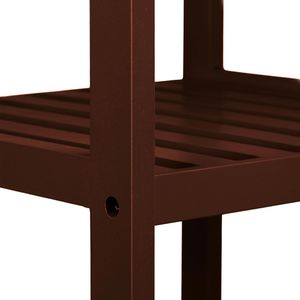 Produktbild für Badregal Relaxdays 10020915, aus Bambus, dunkelbraun