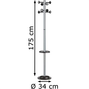 Produktbild für Garderobenständer Unilux Accueil 100340698, grau