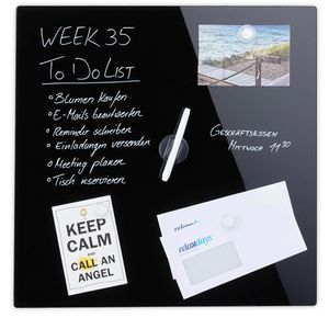 Glas-Magnettafel Relaxdays