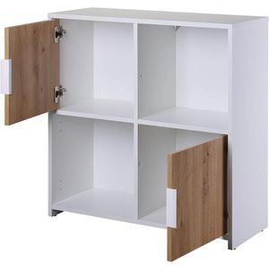 Produktbild für Kombischrank Inter-Link 19040650, artisan eiche / weiß