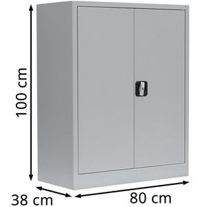 Produktbild für Aktenschrank Lüllmann 530310, aus Metall