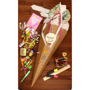 Produktbild für Schultüte Folia 92398 Rohling, Kraftkarton