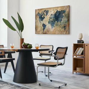 Produktbild für Wandbild Artgeist Weltkarte Retro