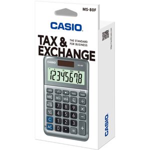 Produktbild für Taschenrechner Casio MS 80 F, mit MwSt-Berechnung