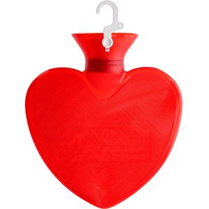 Produktbild für Wärmflasche Fashy Doppellamelle, Herz, 0,7 Liter