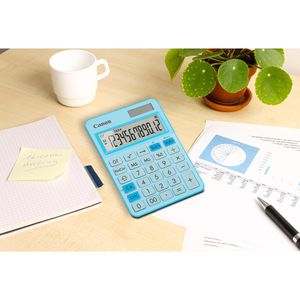 Produktbild für Taschenrechner Canon LS-125KB, MwSt-Berechnung, pastellblau