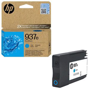 Tinte HP 937e EvoMore 4S6W6NE cyan