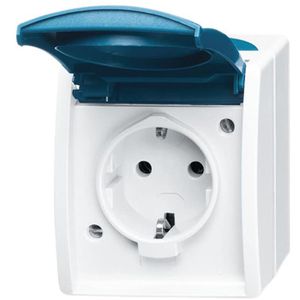 Steckdose Busch-Jaeger Ocean 20 EWN-53, IP44, Aufputz
