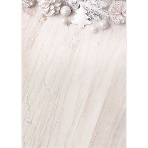 Produktbild für Weihnachtsbriefpapier Sigel DP673, Rustic White