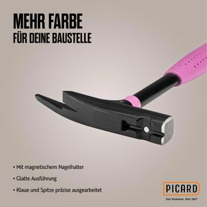 Produktbild für Latthammer Picard Pink Edition Nr. 626M, 0062600, mit Magnet
