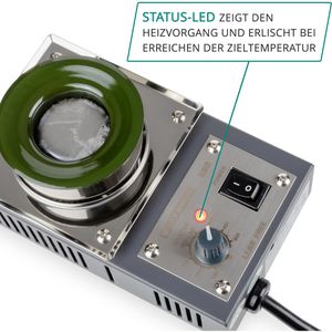 Produktbild für Lötbad QUICK 212644, QU100-6C, für Lötzinn, titanbeschichtet