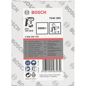 Tackerklammern Bosch Professional TK40 30G