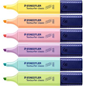Produktbild für Textmarker Staedtler Textsurfer Classic, 6 Stück