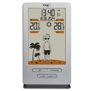 Produktbild für Wetterstation TFA 35.1166.54 WEATHER JACK, Funk, digital