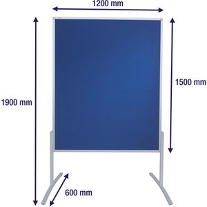 Produktbild für Moderationstafel Franken PRO MT800303, mit Standfüßen