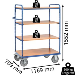 Produktbild für Etagenwagen Fetra 8202