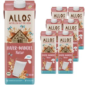 Haferdrink Allos aus französischem Hafer, Mandel Natur, BIO